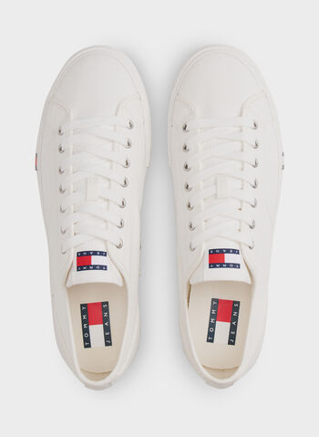 SCARPA ARCHIVE IN TELA CON BANDIERINA, YBL WHT, small