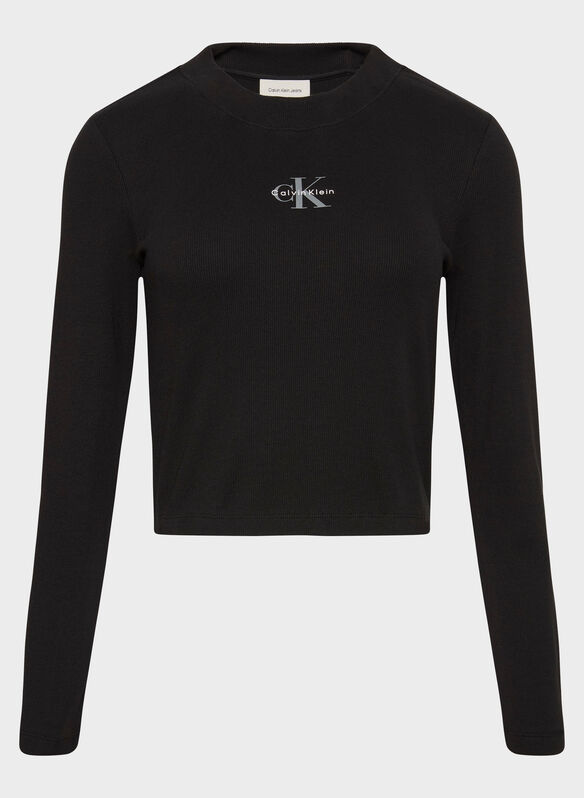 T-SHIRT MONOLOGO, UB1 BLK, medium