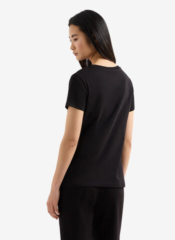 T-SHIRT RICAMO, UC001 BLK, small