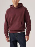 FELPA HOODIE, 0032 BORDEAUX, thumb