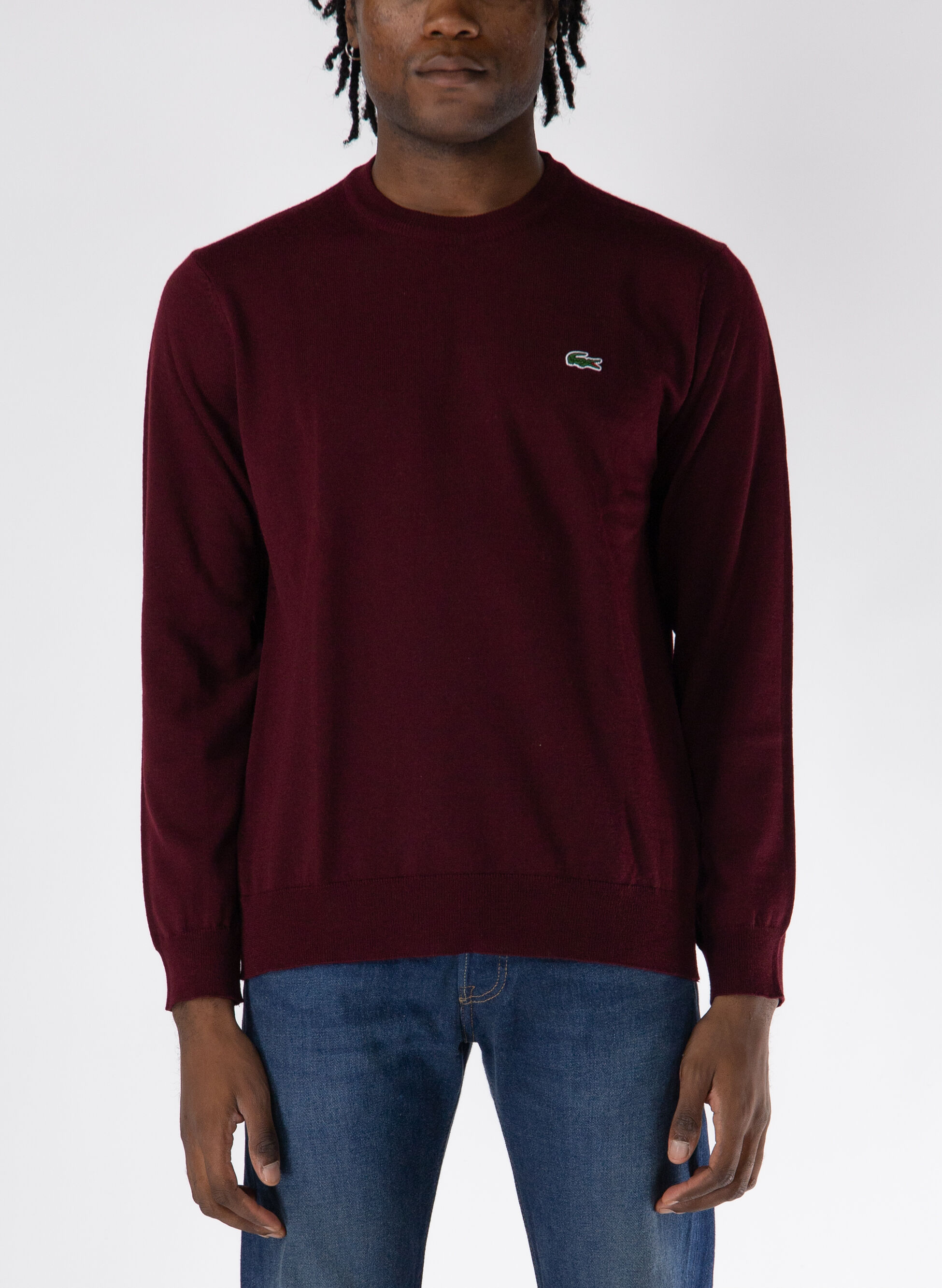 LACOSTE MAGLIONE GIROCOLLO CON LOGO