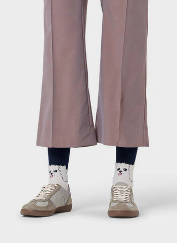 CALZA FLUFFY DOG UNISEX, NAVY, small