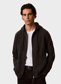 FELPA FULL ZIP, 8MN BLK, thumb