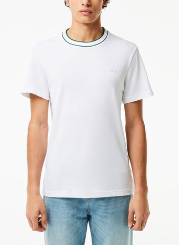 T-SHIRT GIROCOLLO, 001 WHT, small