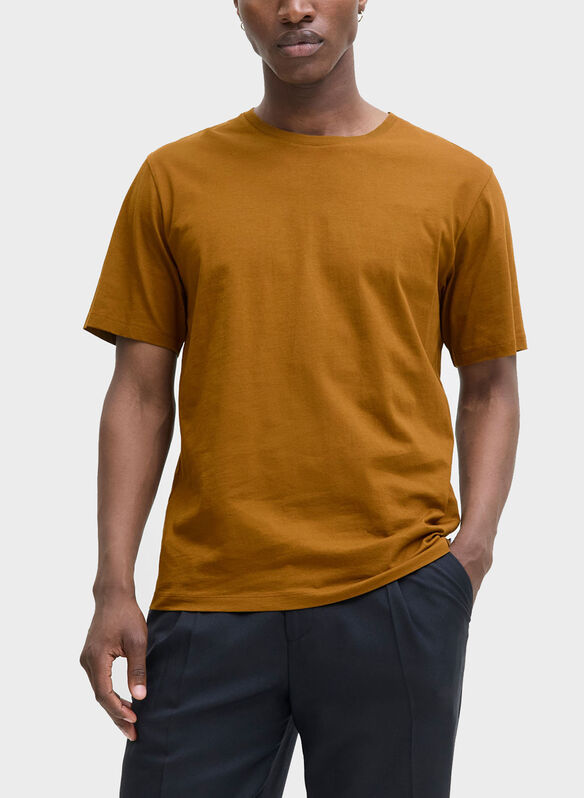 T-SHIRT BASIC ESSENTIAL, MONKS ROBE  RUGGINE, medium