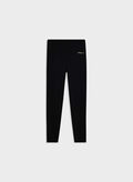 LEGGINGS CON BANDE LOGATE, N BLK, thumb