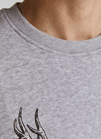 FELPA GIROCOLLO CHRISTMAS TESCHIO, LIGHT GREY, small