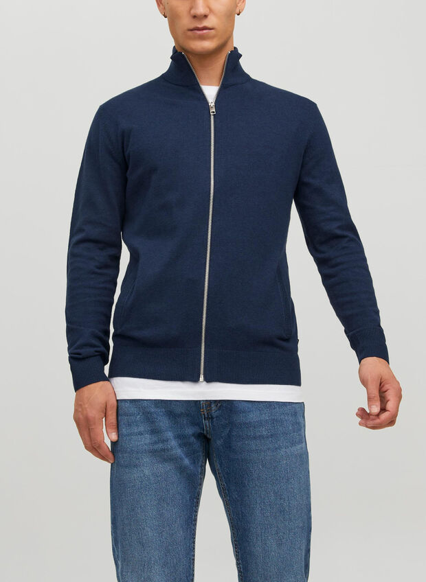 CARDIGAN EMIL FULL ZIP, , large