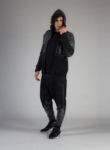 HOODIE ADIDAS Z.N.E. PULSE KNIT, BLK, small