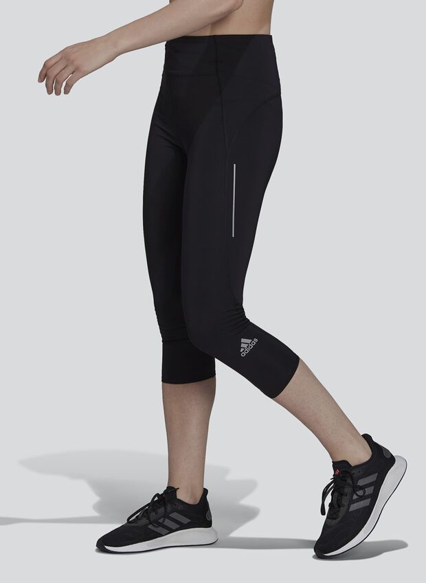 ADIDAS LEGGINGS CAPRI OWN THE RUN Nero Donna | Sport85