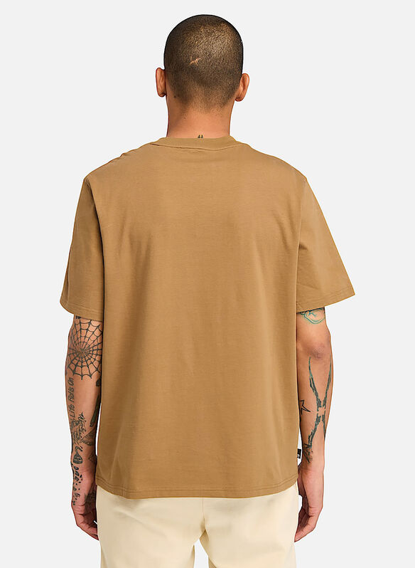 T-SHIRT HAMPTHON, CAMMELLO, medium