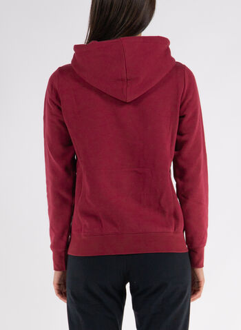 FELPA CON CAPPUCCIO, RS508 BORDEAUX, small