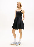 ABITO CORTO IN POPELINE, BDS BLK, thumb