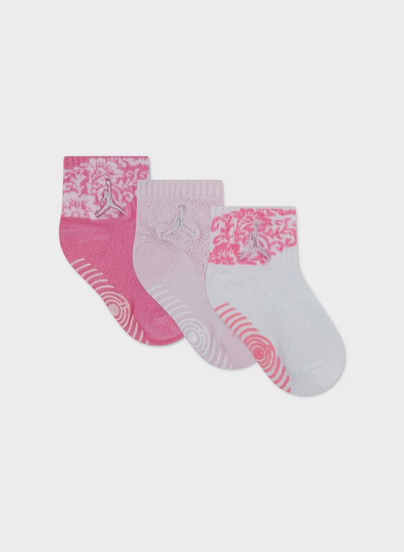 CALZA JORDAN FLORAL 3 PAIA BIMBA, APR PINK, medium