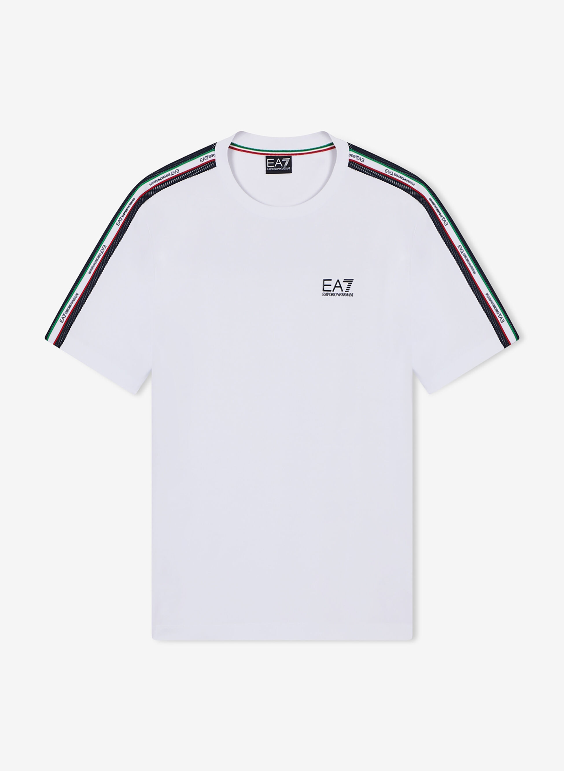 T-Shirt Girocollo In Jersey Di Cotone Italian Spirit