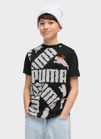 T-SHIRT LAB STORY RAGAZZO, 01 BLK, small