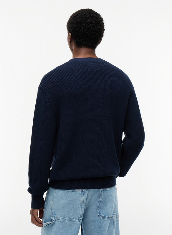MAGLIONE GIROCOLLO KNIT JUMPER, 0GY NVY, medium