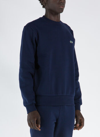 FELPA IN COTONE BIOLOGICO SPAZZOLATO, 166 NVY, small