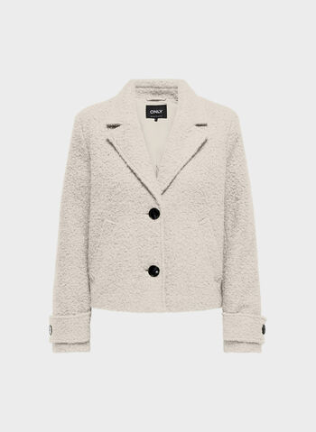 GIACCA VALERIA BOUCLE, WHISPER WHITE, small