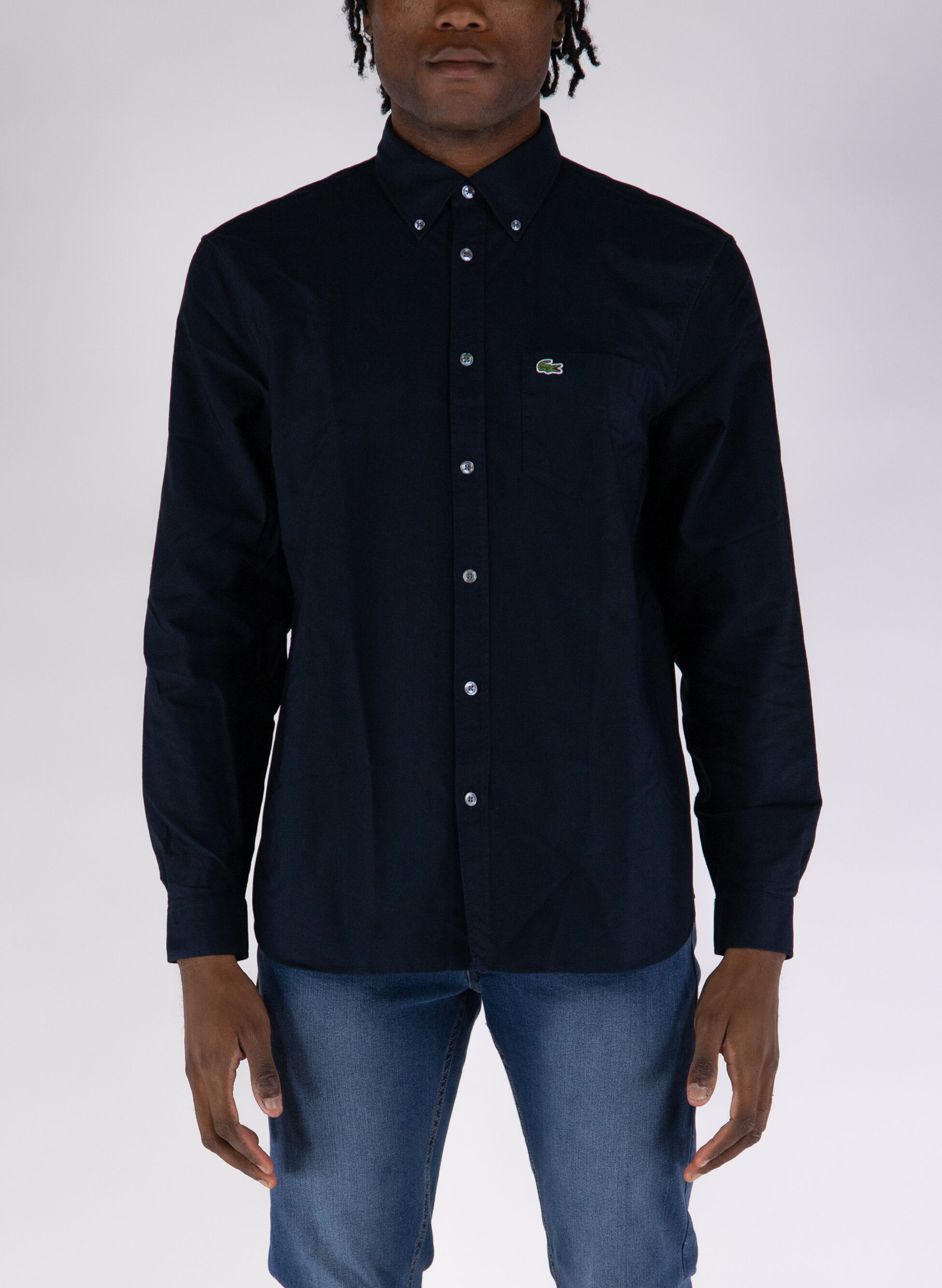 LACOSTE CAMICIA OXFORD 44