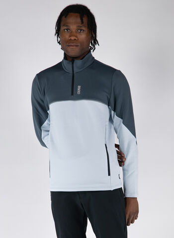 MAGLIA TERMICA 1/2 ZIP, 640 CLOUD LAVAGNA, small
