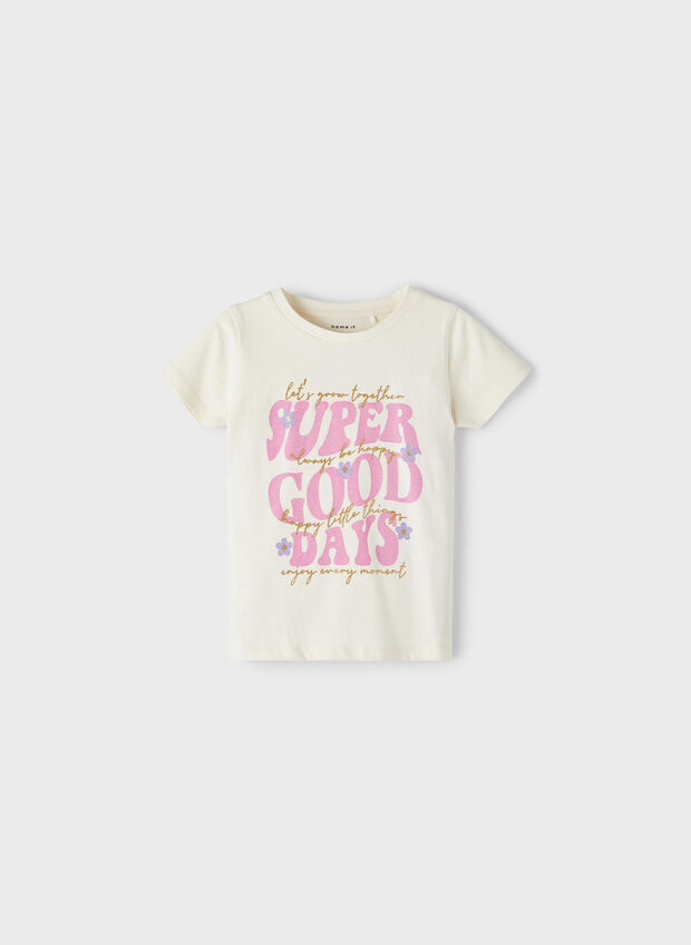 T-SHIRT BELINDA BAMBINA, BUTTERCREAM PANNA, large