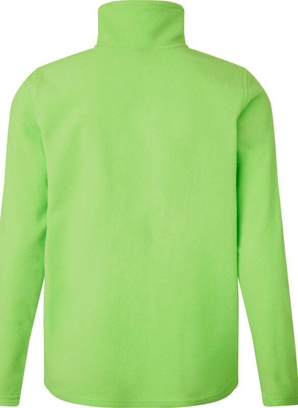 FELPA AMARILLO IN PILE 1/2 ZIP JUNIOR, 704 LIME, medium