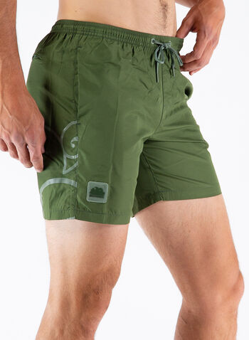 COSTUME BOXER ESSEX 16 LOGO STAMPATO, 302 DARKARGREEN, small