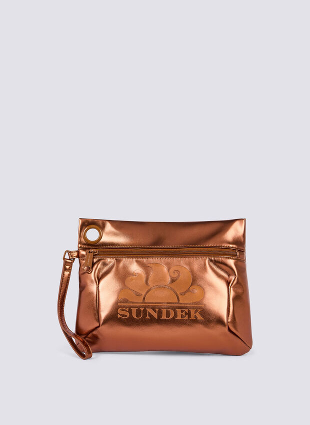 POCHETTE LAMINATA, B0300 COFFEE, large