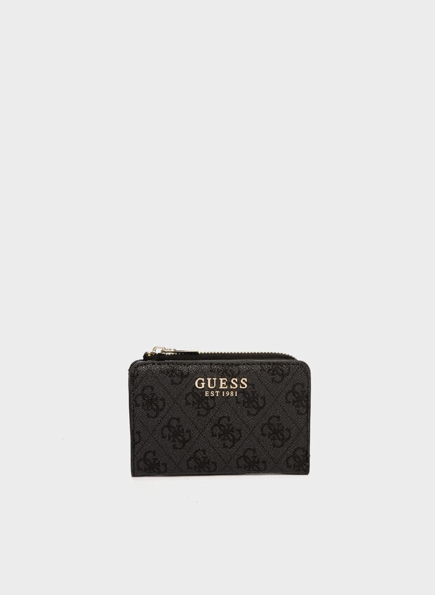PORTAFOGLIO LAUREL CON STAMPA ALL OVER, CLO BLK, large