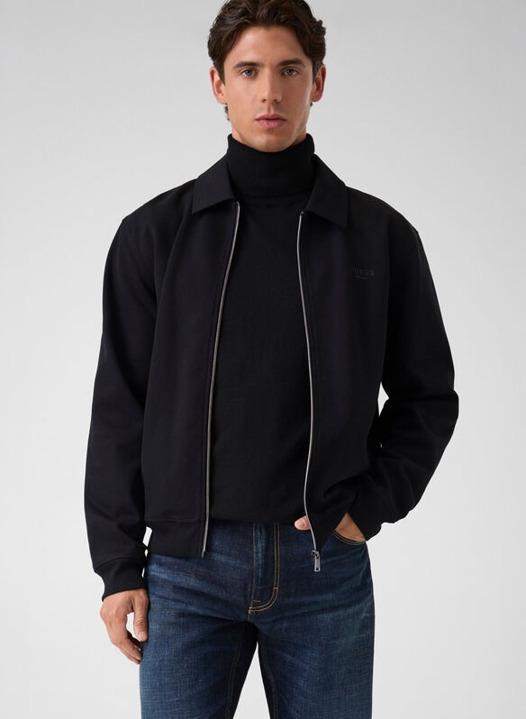 FELPA FULL ZIP, JBLK BLK, medium