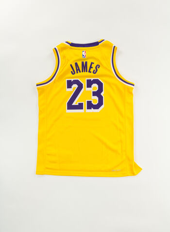 CANOTTA NBA LA LAKERS LEBRON JAMES RAGAZZO, AMARILLO, small