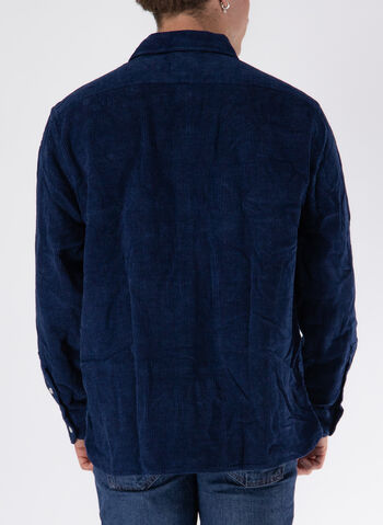 CAMICIA JACKSON IN VELLUTO A COSTE, 0230 NVY, small