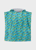 ACCAPPATOIO PONCHO TERRY PARTY INFANT, 805 TURCHESE MULTI, thumb
