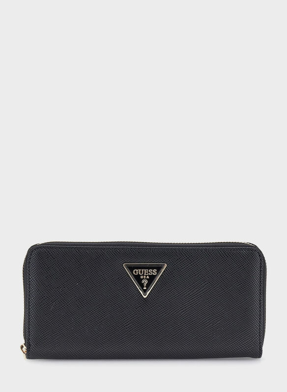 PORTAFOGLIO LAUREL ZIP AROUND MAXI, BLA BLK, medium