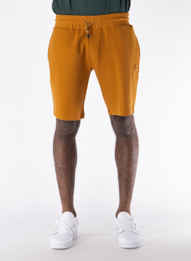 BERMUDA IN FELPA MILLERIGHE, 716 TABACCO, large