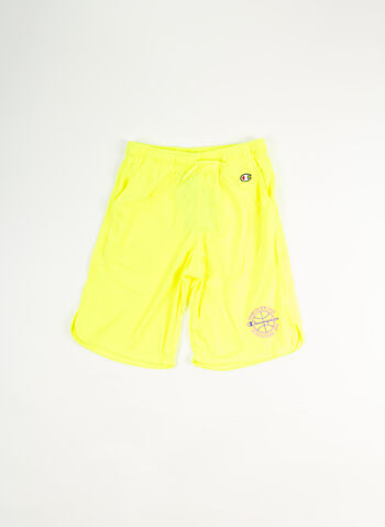 BERMUDA MESH MODERN BASKET RAGAZZO, YF002 LIME, small