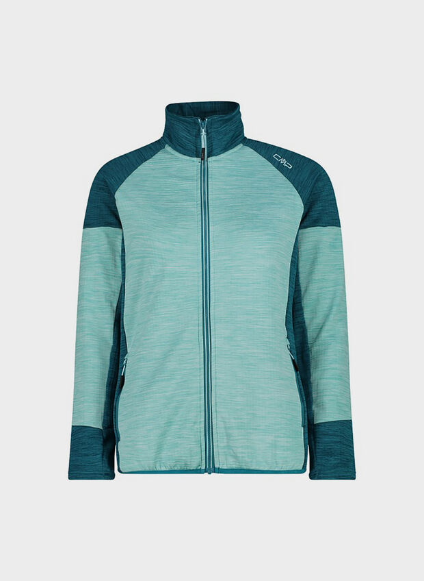 FELPA IN PILE GRID TECH STRETCH UNLIMITECH, E309 ACQUATEAL, large