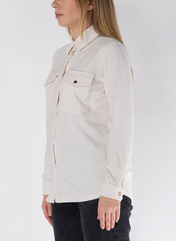 CAMICIA MILLE RIGHE, Z102 PANNA, small