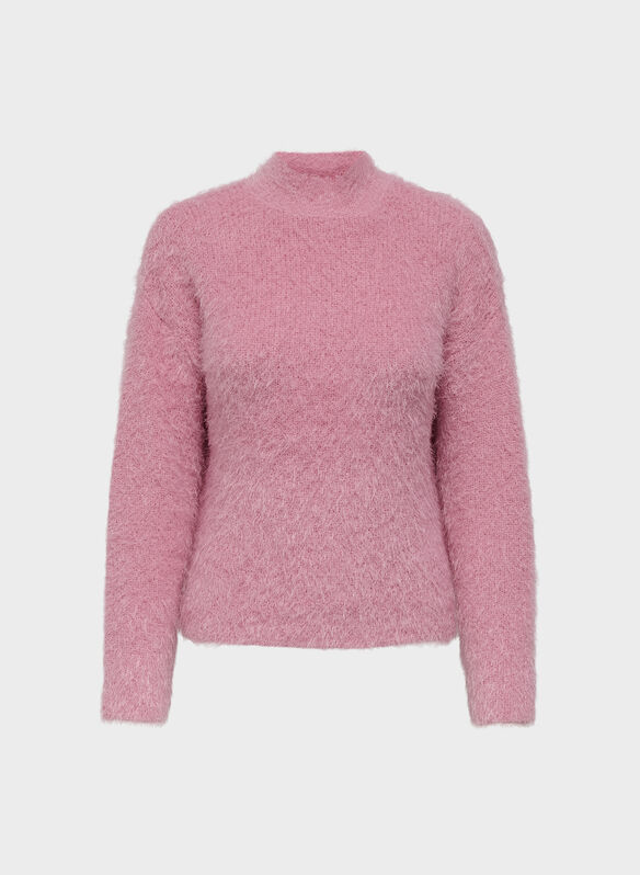 MAGLIONE LULU PELOSO, SEA PINK, medium