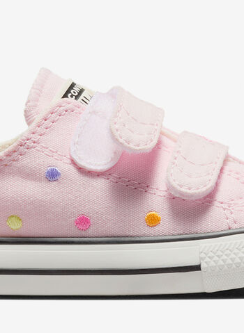 SCARPA LOW CON CHIUSURA A STRAPPO POIS BIMBA, 650 PINK, small