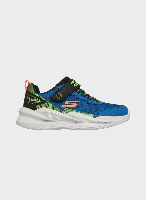 SCARPA METEOR LIGHTS LED 2.0 BAMBINO, BLBK BLUELIME, medium