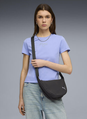TRACOLLA BORSA MEZZALUNA HER 3 L, 01 BLK, small