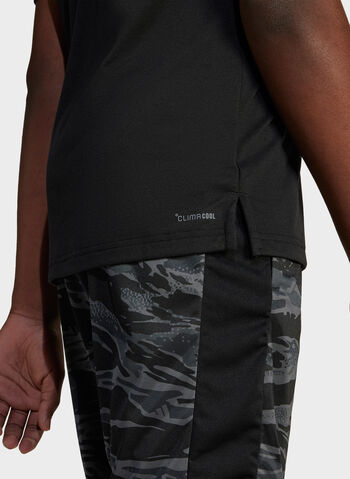 MAGLIA ESSENTIAL CAMO LOGO RAGAZZO, BLK, small