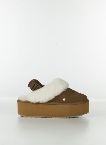 CIABATTA SABOT HARTZ FLATFORM, CHESTNUT, small