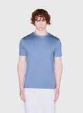 T-SHIRT LOGO SPECCHIATO, U9302 CHINA BLUE, thumb