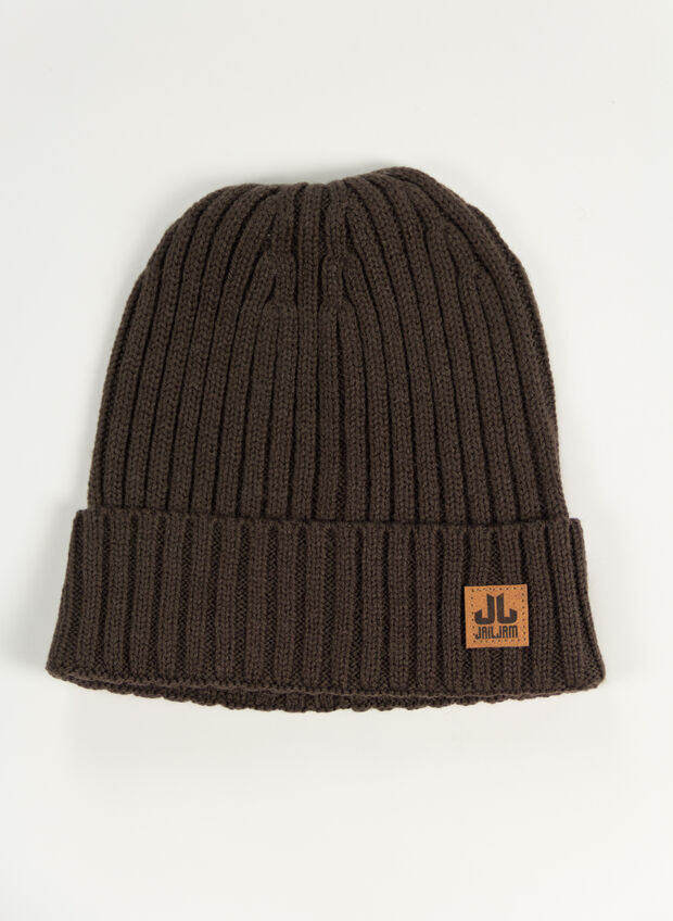 CAPPELLO IN MAGLIA A COSTE BRITZ, 046 BROWN, large