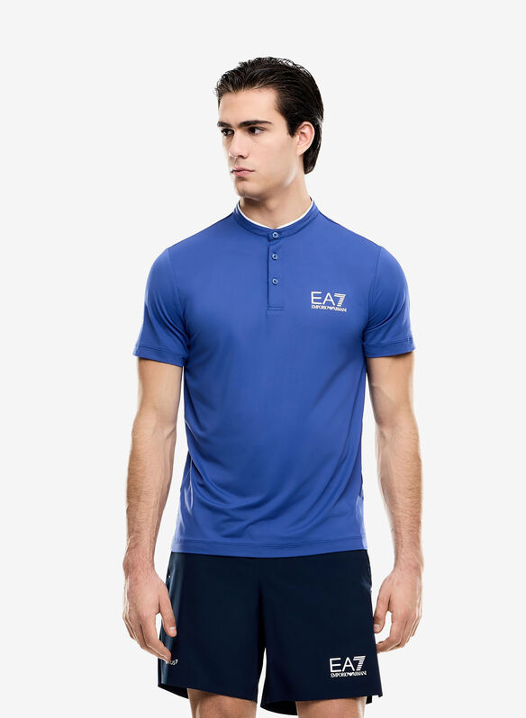 T-SHIRT SERAFINO TENNIS PRO IN TESSUTO TECNICO VENTUS7, 1582 AZZ, medium