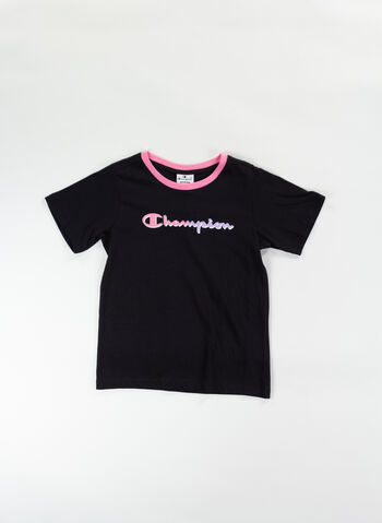 T-SHIRT CON LOGO RAGAZZA, , small
