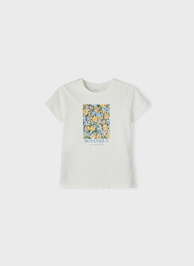 T-SHIRT DAMILY RAGAZZA, WHITE ALYSSUM, large